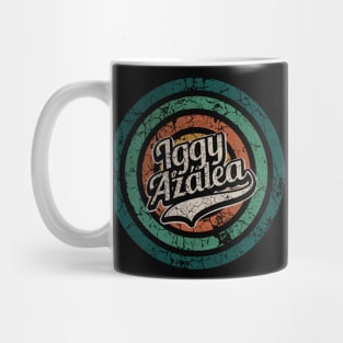 Iggy Azalea // Retro Circle Crack Vintage Mug